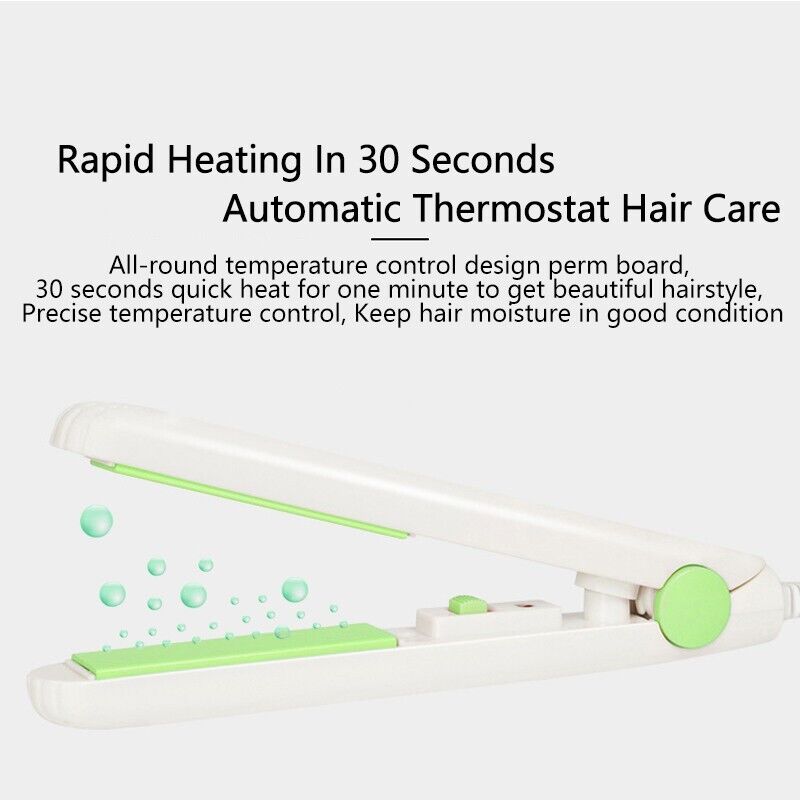 Mini Portable Hair Iron Hair Straightener Curler Professional Hair 