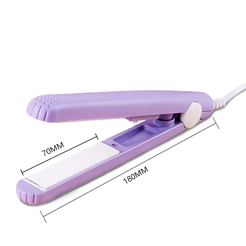 Mini Portable Hair Iron Hair Straightener Curler Professional Hair 