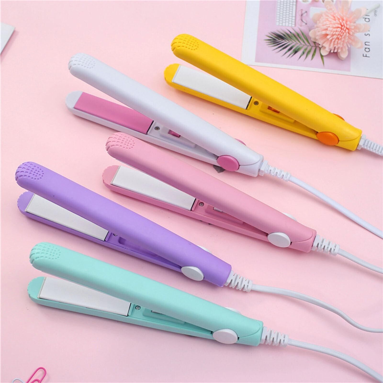 Mini Portable Hair Iron Hair Straightener Curler Professional Hair 