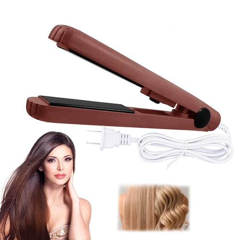 Mini Portable Hair Iron Hair Straightener Curler Professional Hair 