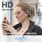 Bluetooth 5.1 Headset TWS Wireless Earphones Mini Earbuds Stereo Puce Gaia