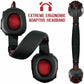 3.5mm Gaming Headset Mic LED Headphones Stereo Bass Surround For PC 