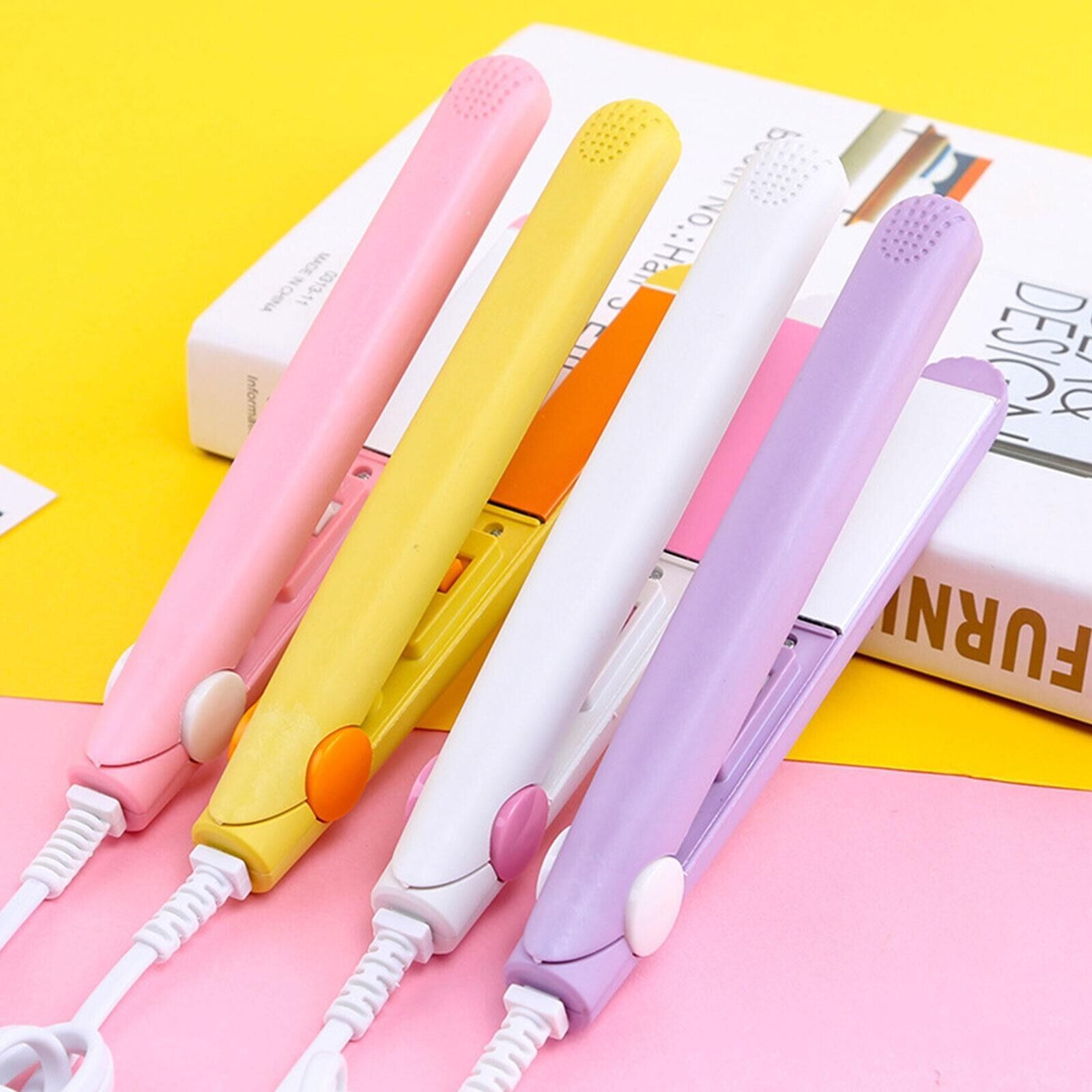 Mini Portable Hair Iron Hair Straightener Curler Professional Hair 