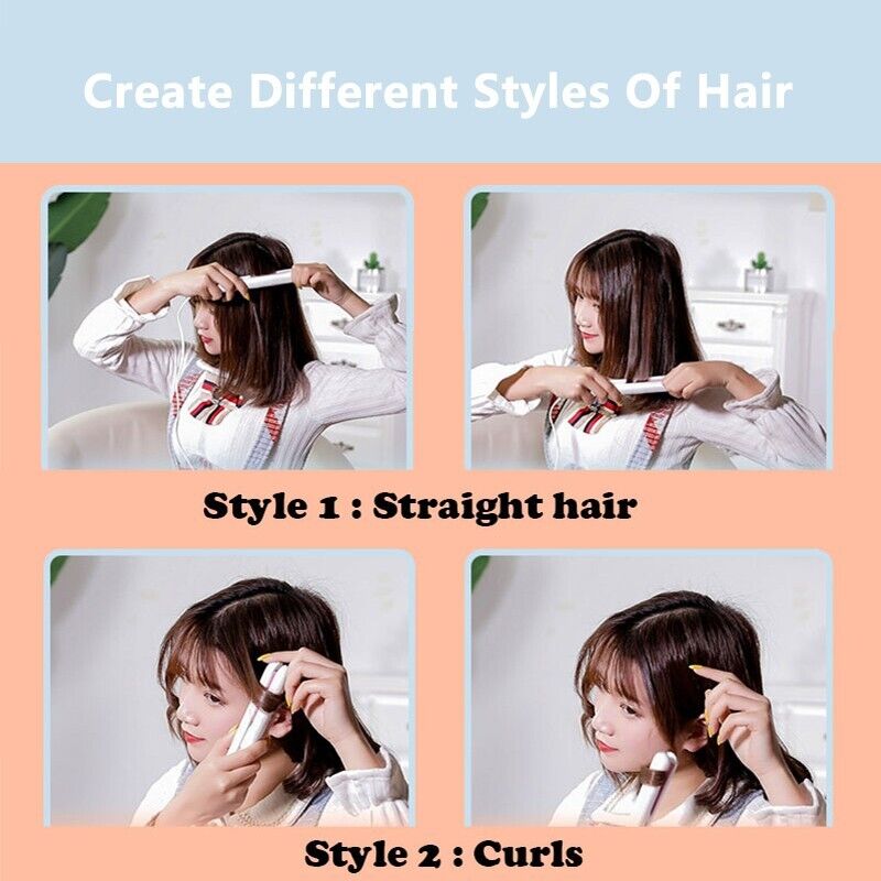 Mini Portable Hair Iron Hair Straightener Curler Professional Hair 