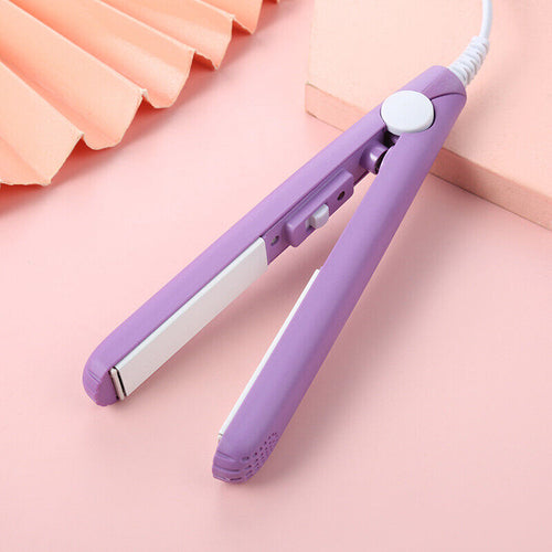 Mini Portable Hair Iron Hair Straightener Curler Professional Hair 