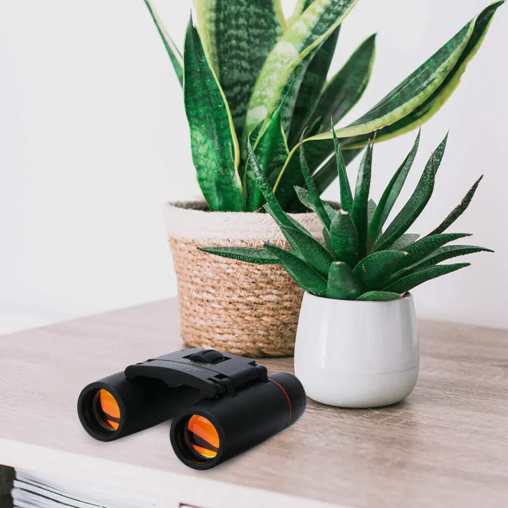 Binoculars 30x60 Zoom Outdoor Travel Compact Folding Telescope Hunting Puce Gaia