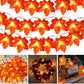 10Ft Maple Leaf String Lights Thanksgiving Christmas Decorations 