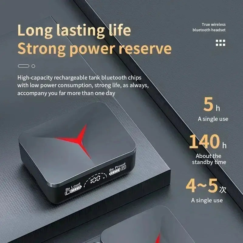 Original TWS M90 Wireless Headphones Gaming Earphone Bluetooth 5.3  Earbuds Music Headsets Shipping - No BrandLK