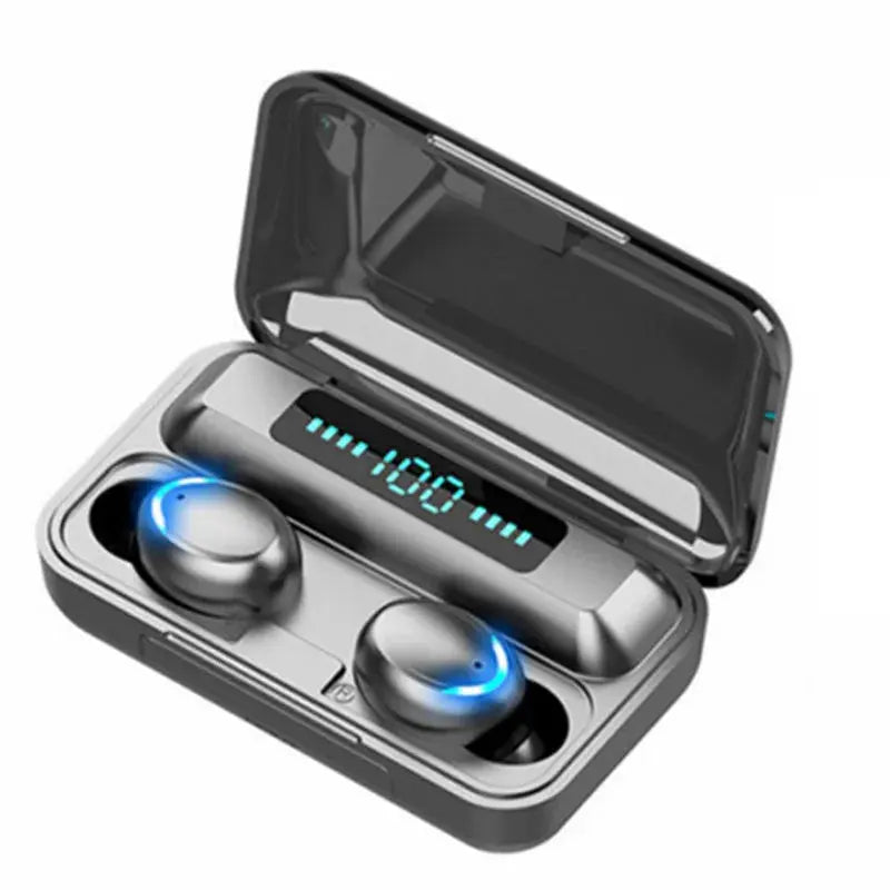 TWS F9-5 Earphone Bluetooth Earphones Wireless Headphones Hifi Stereo Sports Earbuds Headset Hearing Aids With Mic Handfree No BrandLK