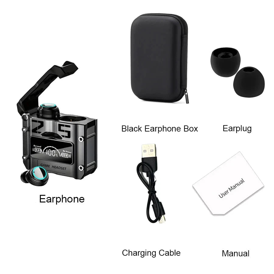 M25 TWS Wireless Headphones Bluetooth Earphones Touch Control Noise Reduction Stereo Earbuds Headsets With MIC 