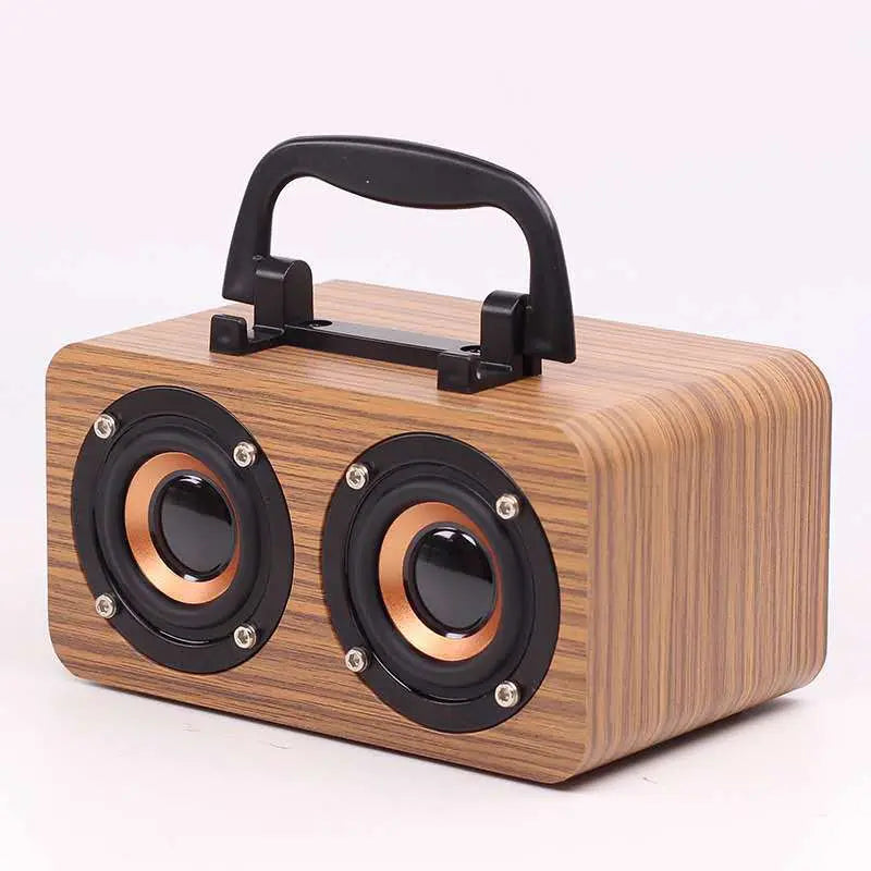Wooden Wireless Bluetooth Speaker Portable Outdoor 