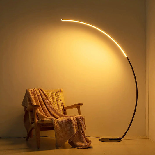 RGBW Modern Curve Floor Lamp | New Version 