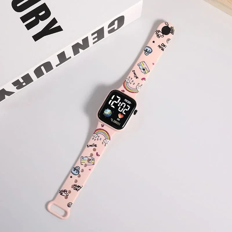 New likableStitch Children Watches Girls Reloj Inteligente Para Niños Niña Reloj Hello Kitty Digital Watch Women RelógioInfantil - No BrandLK