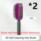 Self Cleaning Hair Brush For Women One-key Cleaning Hair Loss Airbag 