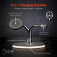 HyperGear MaxCharge 3-in-1 MagSafe Wireless Charging Stand for Phones 