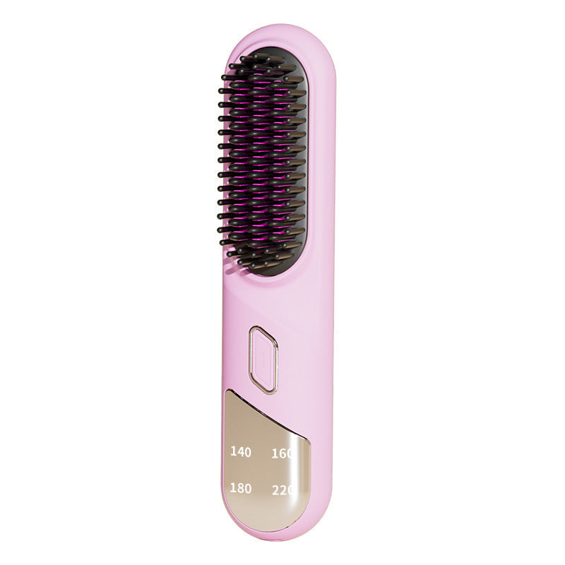 Wet Dry Hair Straightener Cordless Hair Straightener Brush With Fast 