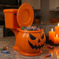 Halloween Toilet Bowl Pumpkin Candy Dish – Airbrushed Resin 