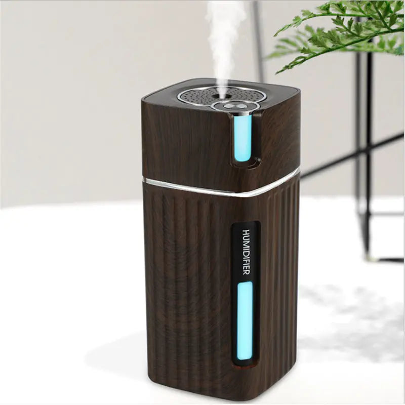Ultrasonic Air Humidifier USB Mini Mist Maker LED Light 