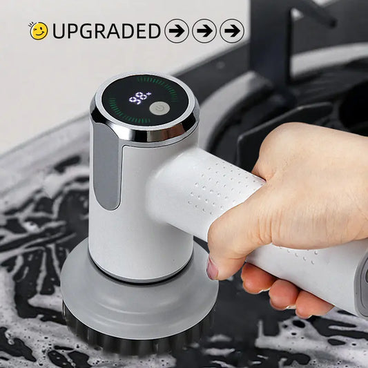 Multifunctional Smart Display Electric Cleaning Brush Wireless Kitchen 