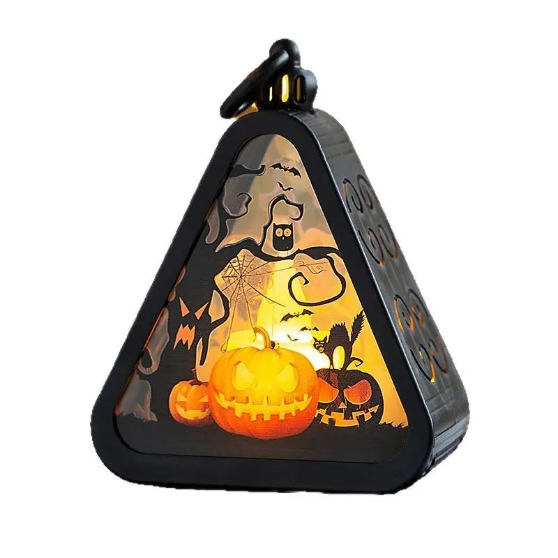 Halloween Decorations Portable Pumpkin Lamp Layout Props 