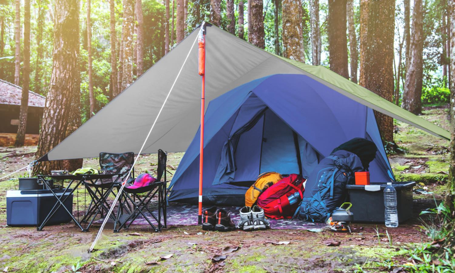 Rainproof Camping Tarp Shelter 
