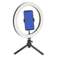 LED Ring Light With Phone Tripod Stand Kit 10" 