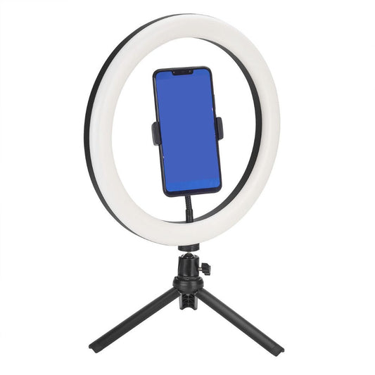 LED Ring Light With Phone Tripod Stand Kit 10" 