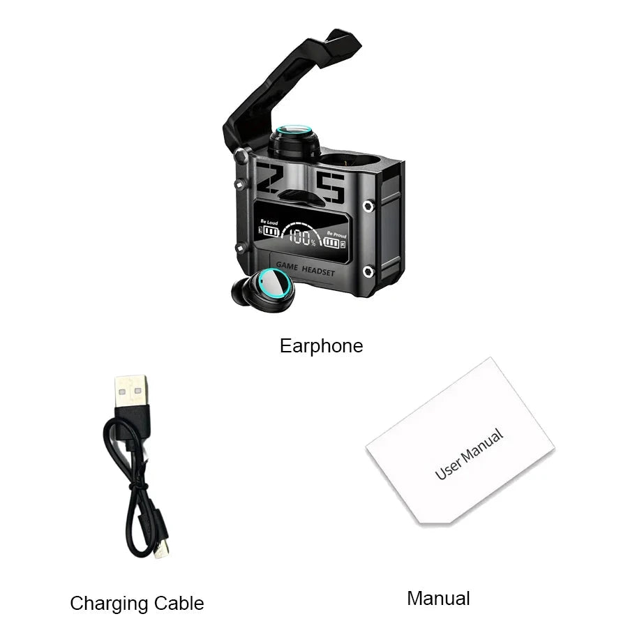 M25 TWS Wireless Headphones Bluetooth Earphones Touch Control Noise Reduction Stereo Earbuds Headsets With MIC 
