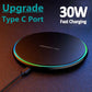 30W Wireless Charger For iPhone 15 14 13 12 X Pro Max Induction Fast Charging Pad Dock Station For Samsung S23 S22 Xiaomi Huawei No BrandLK