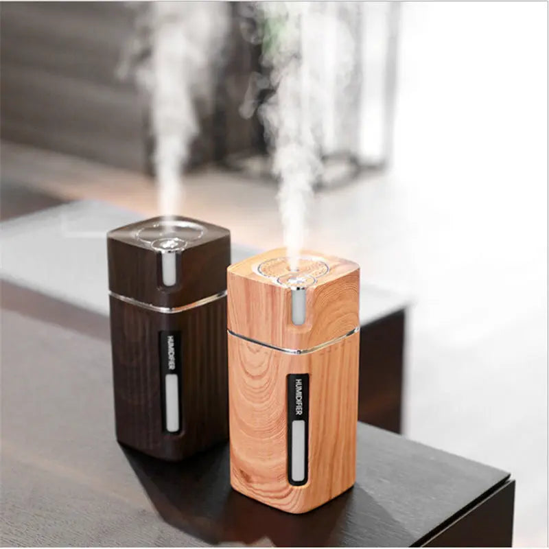 Ultrasonic Air Humidifier USB Mini Mist Maker LED Light 