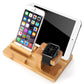 All in One Bamboo Docking Station 