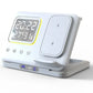 15W Wireless Chargers Stand 5 In1 LED Digital Alarm Clock Fast 