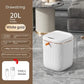 Smart Trash Can With Lid For Bedroom And Living Room Kitchen Storage 