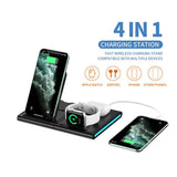 Magnetic Power Tiles 4 In 1 Wireless Charging Station 