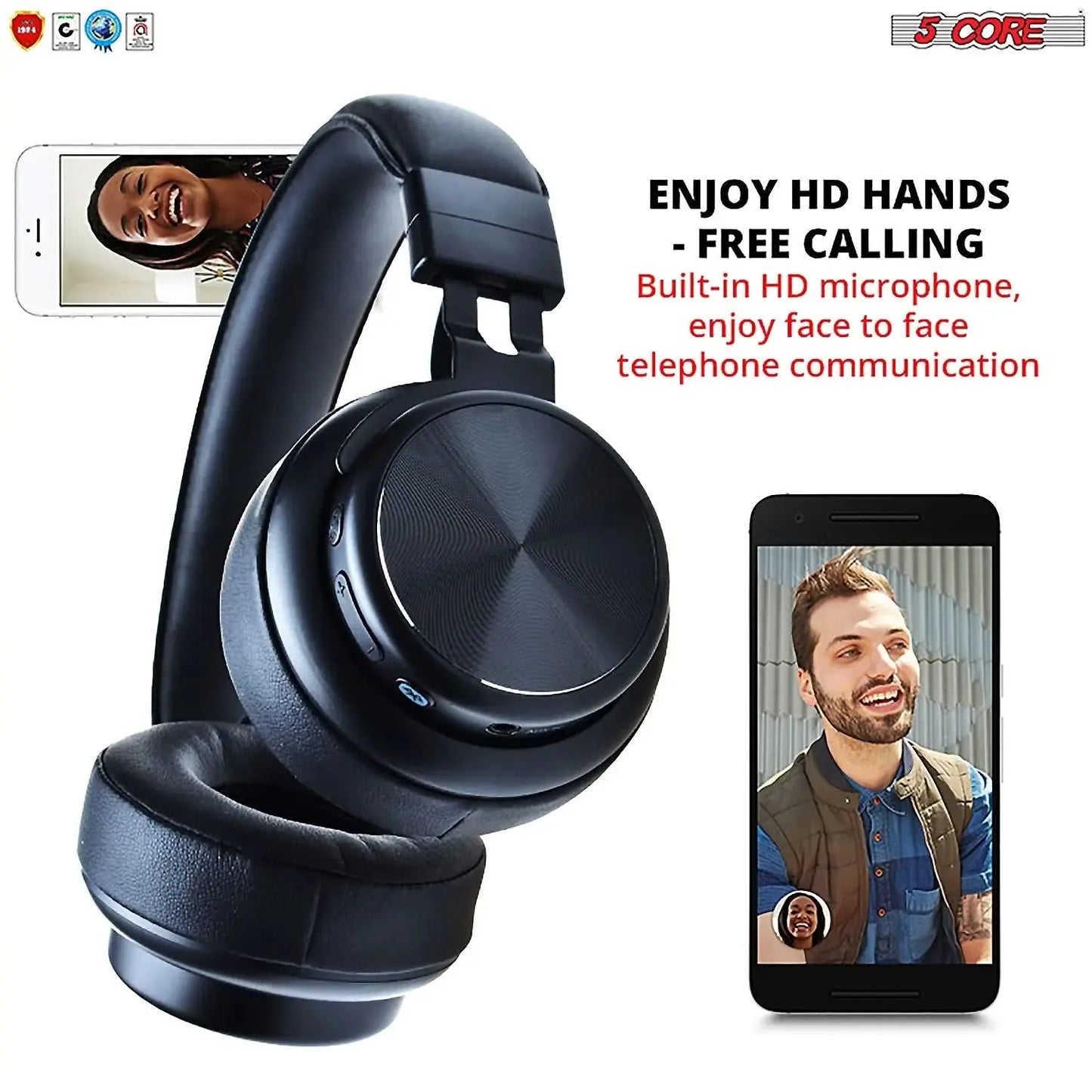 5Core Bluetooth Headphones Wireless Noise Cancelling Audifonos 