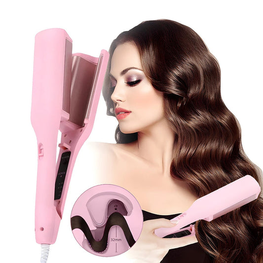 Hair Curling Iron 32mm Deep Wave Hair Curler 4 Temperature Adjustable 