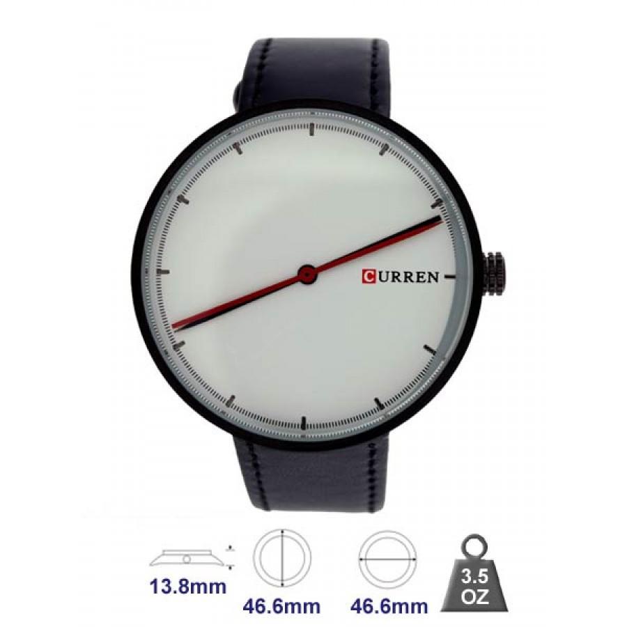 Curren Brand Leather Strap Watch for Mens 