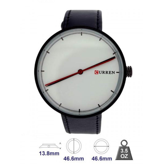 Curren Brand Leather Strap Watch for Mens 