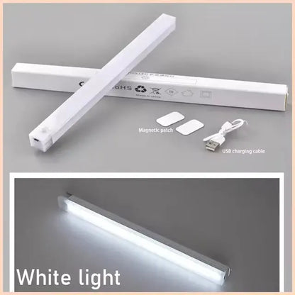 Cabinet Light USB Rechargeable Motion Sensor LED Bar Light Induction Night Light Portable Kitchen Bedside Wardrobe Closet Aisle No BrandLK