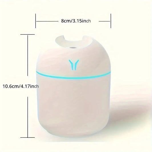 1pc Compact Portable Humidifier for Fine Moisture – Professional Quality Essential Oil Diffuser for Home and Travel 