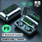TWS F9-5 Earphone Bluetooth Earphones Wireless Headphones Hifi Stereo Sports Earbuds Headset Hearing Aids With Mic Handfree No BrandLK