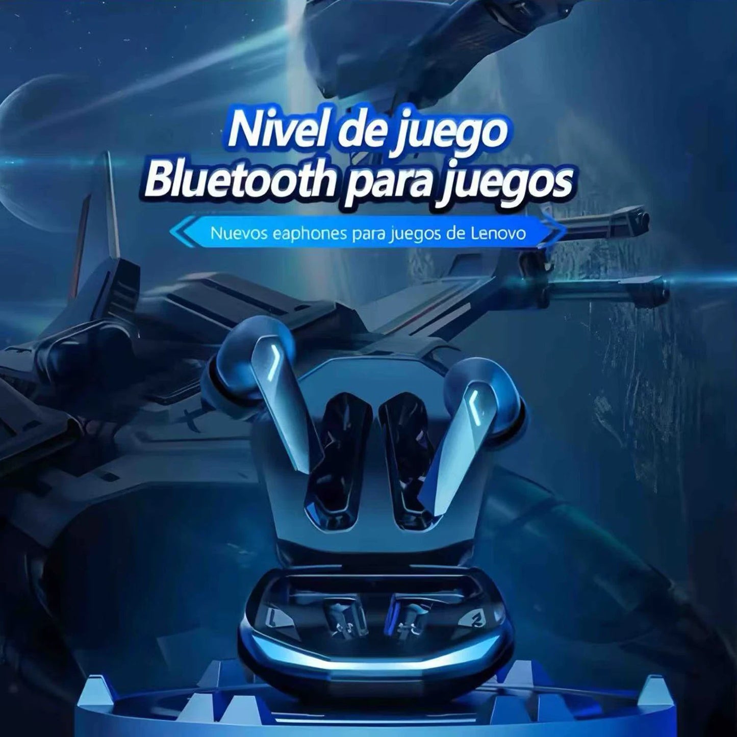 GM02 Bluetooth 5.3 Earphones Sports Headset Wireless In-Ear Gaming with Mic Dual Mode Music Headphones New - No BrandLK