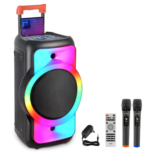 5Core Bluetooth Party Speaker 12 Inch PA RGB Partybox Karaoke Machine 