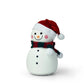Christmas Snowman Music Night Light Rechargeable Portable 