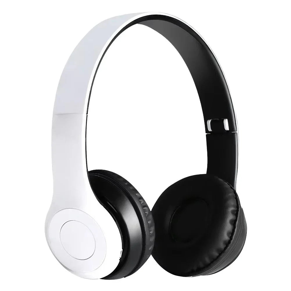 Foldable P47 Wireless Bluetooth 50 Headphones HIFI Stereo Bass Earphones for Music Gaming Kids Girls Smartphone Audio Device - 
