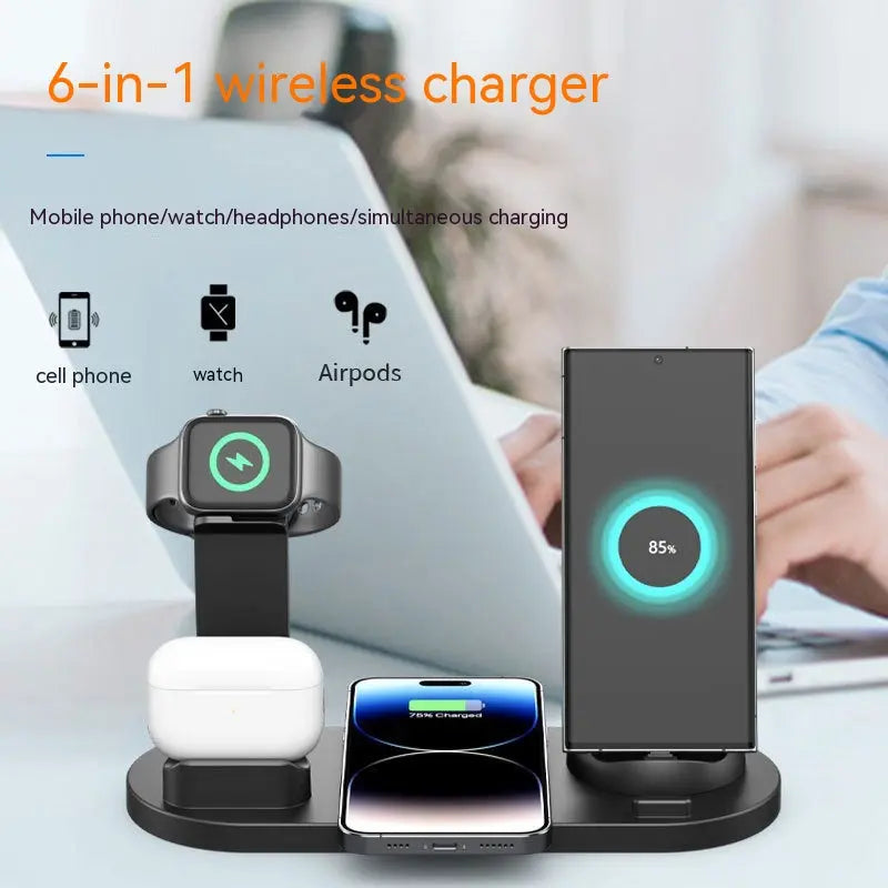 Multi-function Phone Stand with Wireless Charging 