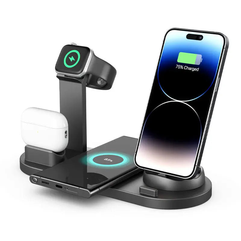 Multi-function Phone Stand with Wireless Charging 