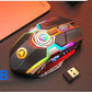 Color Wireless Gaming RGB Rechargeable Mute Button Mouse 