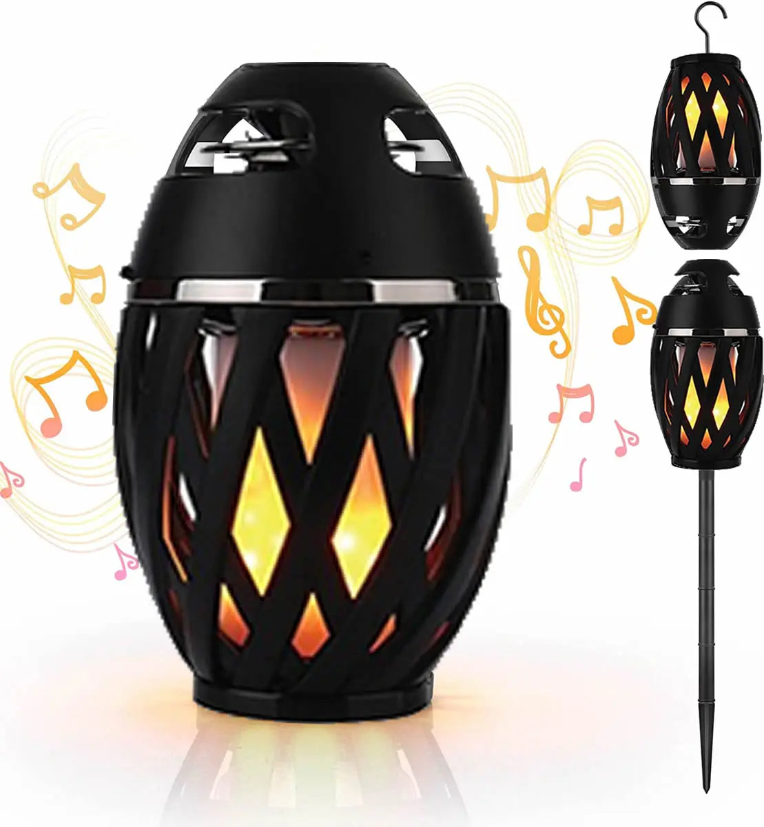 Tiki Tiki To To Outdoor LED Torch With Bluetooth Speaker 