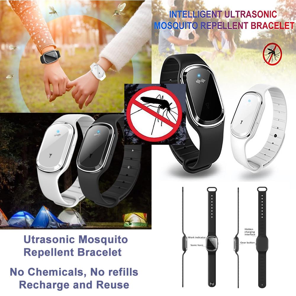 Super Shield Mosquito Repellent Watch Band Ultrasonic And Electronic 